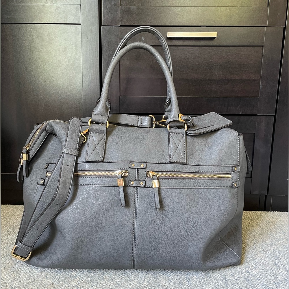 Sole Society Weekender Bag - Grey